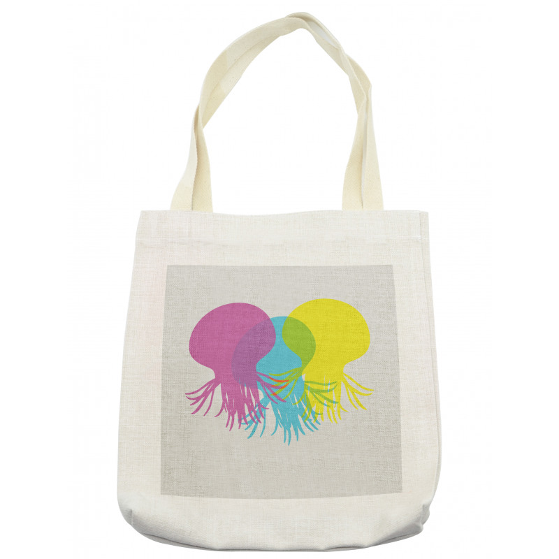 Overlap Marine Animals Tote Bag