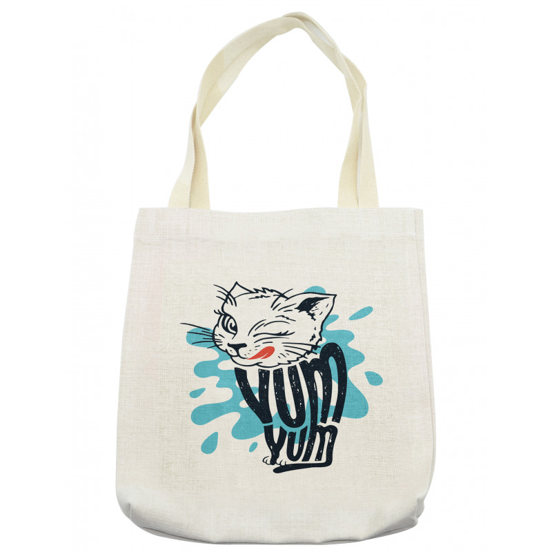 Licking Kitten Yum Yum Tote Bag