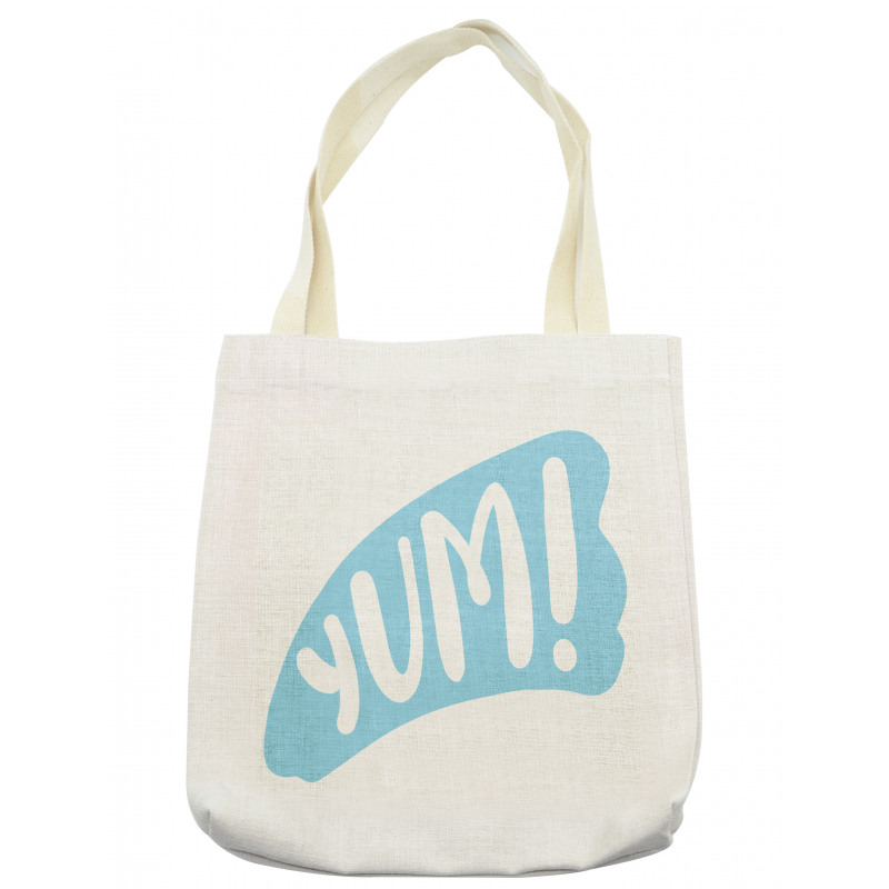 Simplistic Wording on Strokes Tote Bag