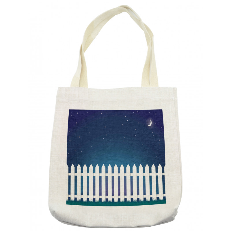 Starry Night with Crescent Tote Bag