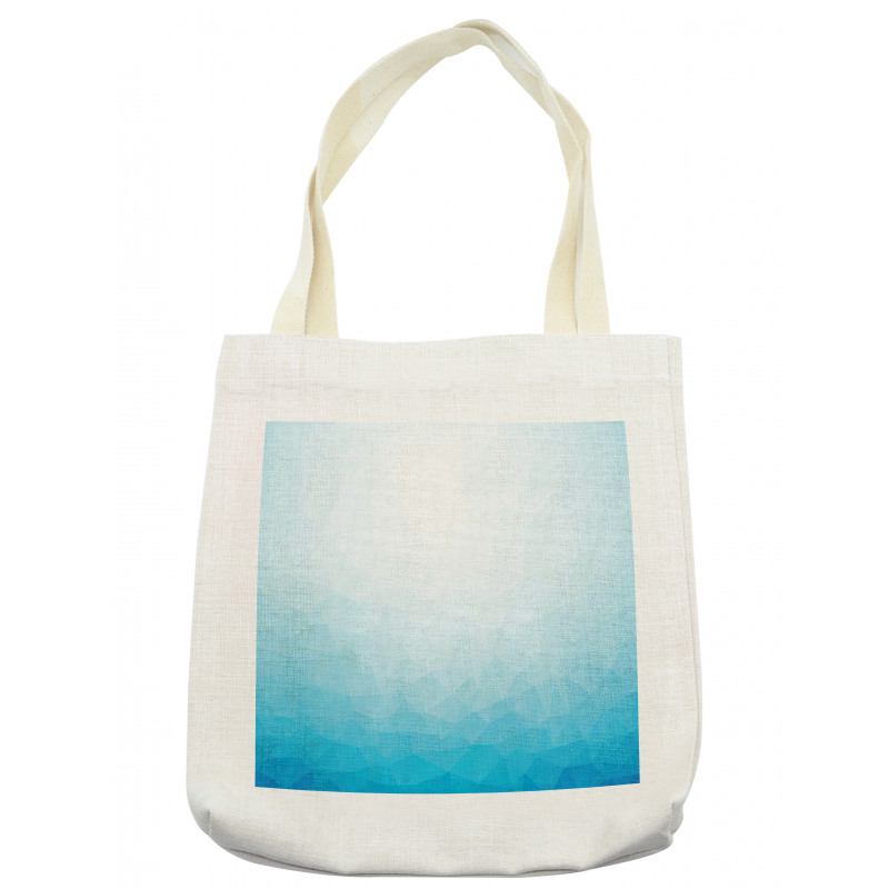 Triangular Ombre Effect Image Tote Bag