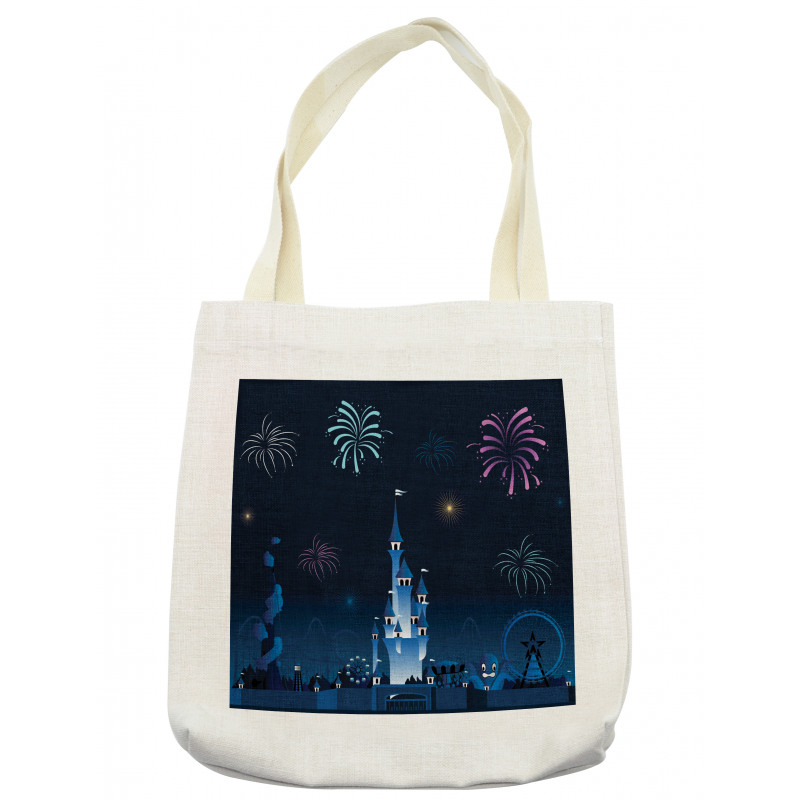 Children Park Firework Castle Tote Bag