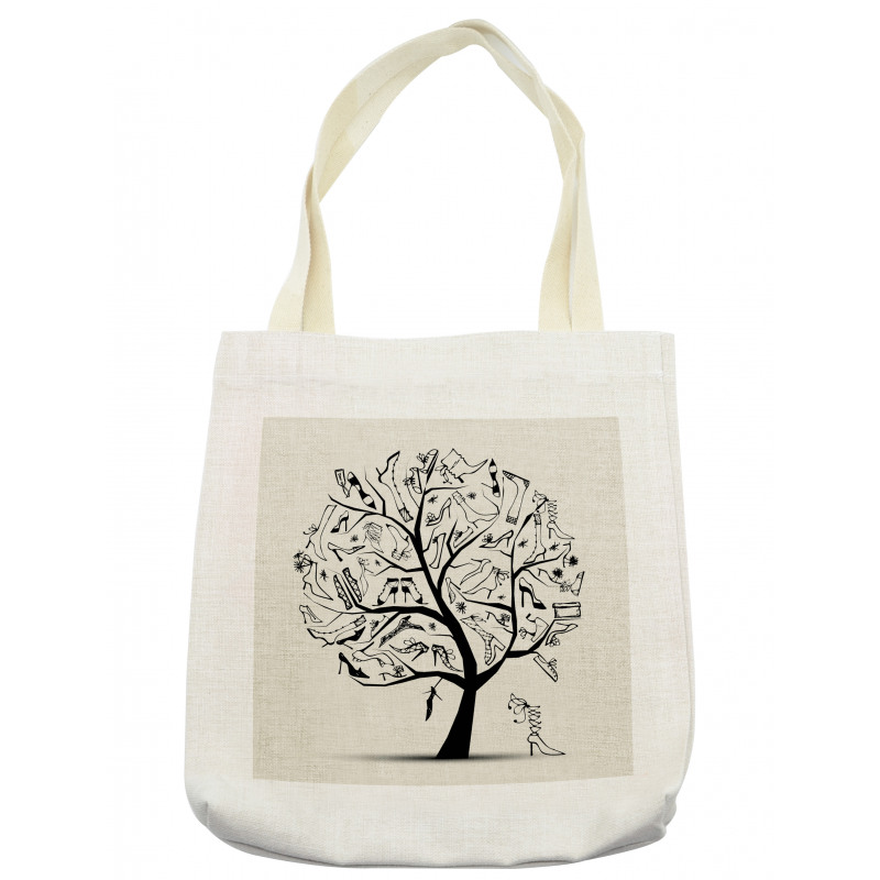 Tree of Shoes Fashion Tote Bag