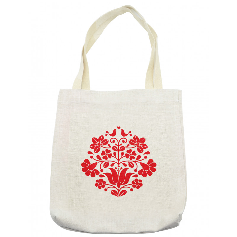 Kalocsa Pattern Boho Blooms Tote Bag