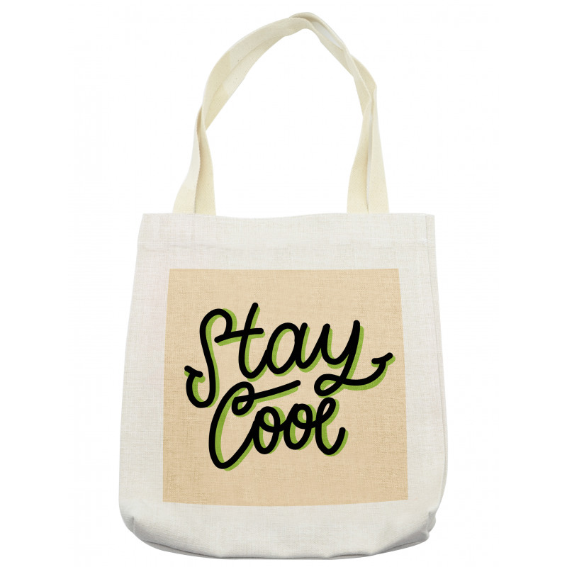 Modernistic Typography Tote Bag