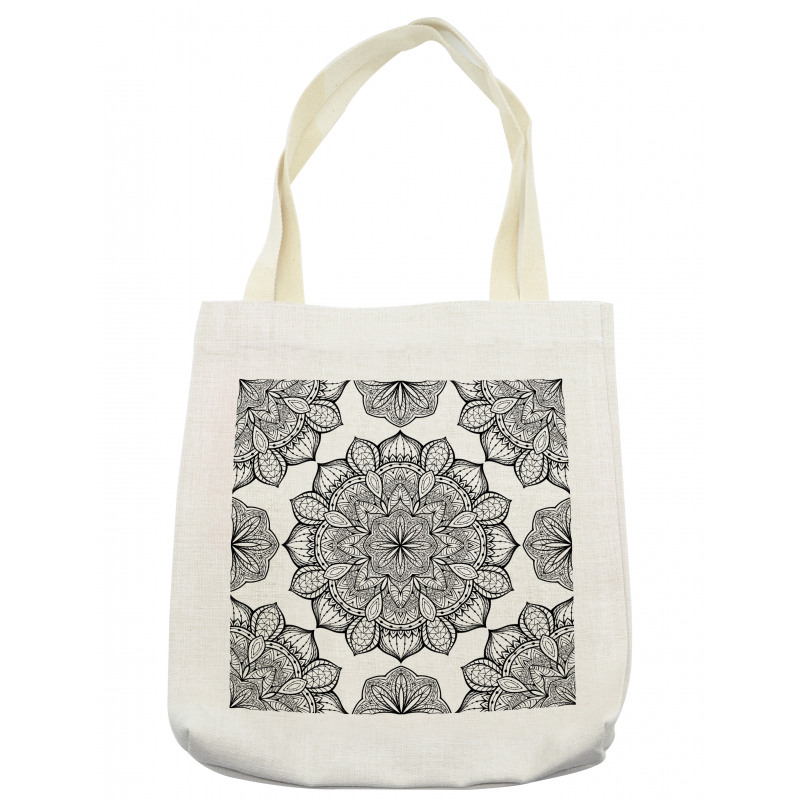 Floral Motifs Tote Bag