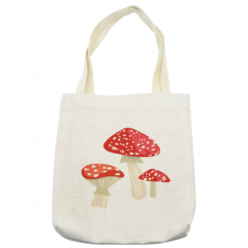 Simple Cartoon Toadstool Tote Bag