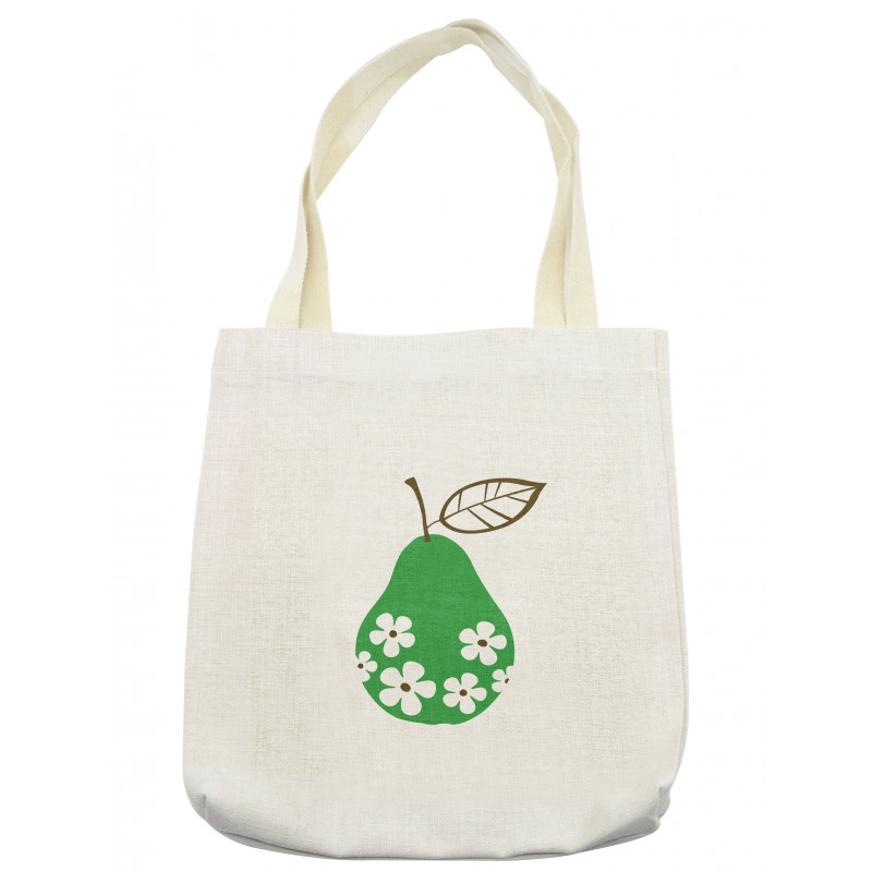 Fruit with Daisy Flower Blooms Tote Bag