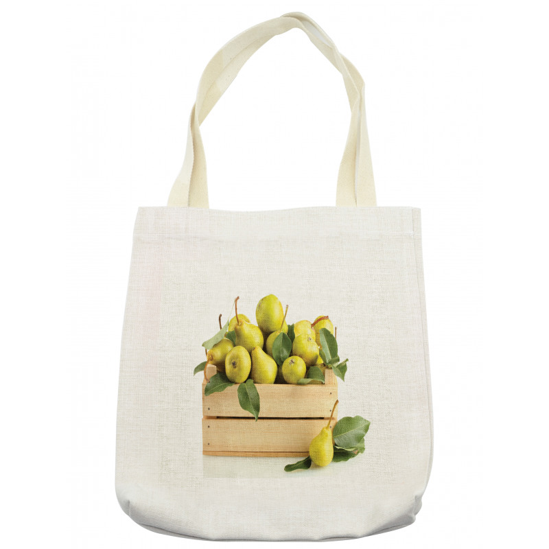 Wooden Basket of Summer Fruit Tote Bag