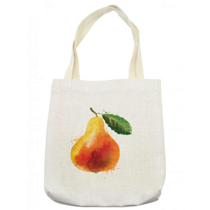 Watercolor Single Fruit Art Tote Bag