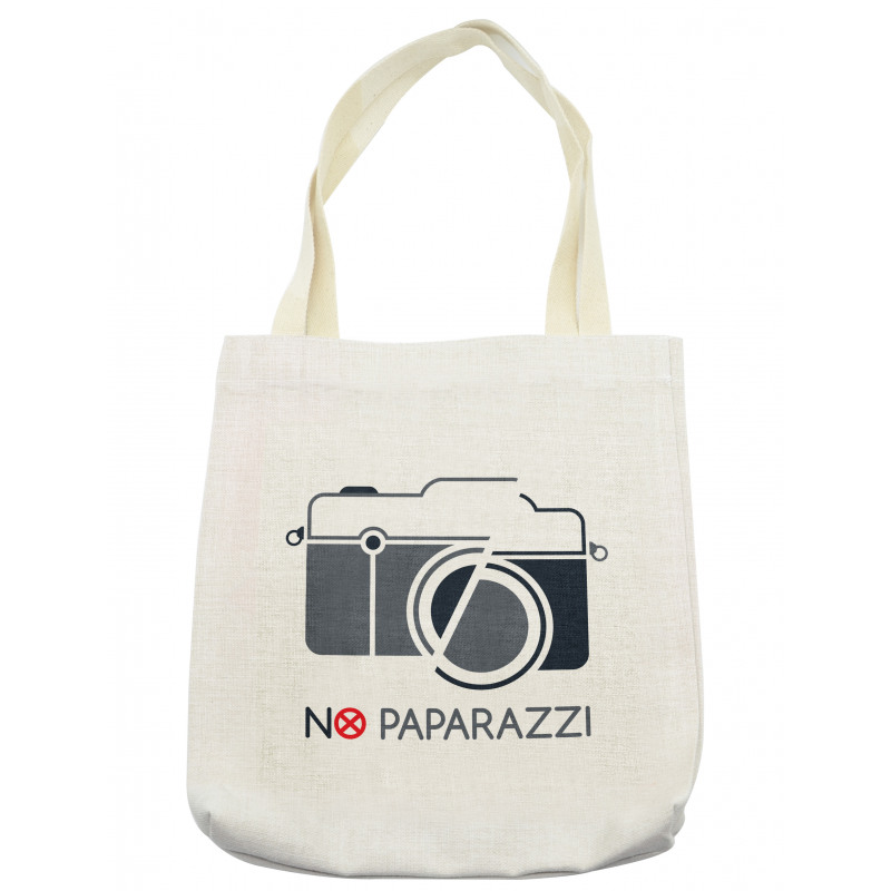 Camera with No Paparazzi Tote Bag