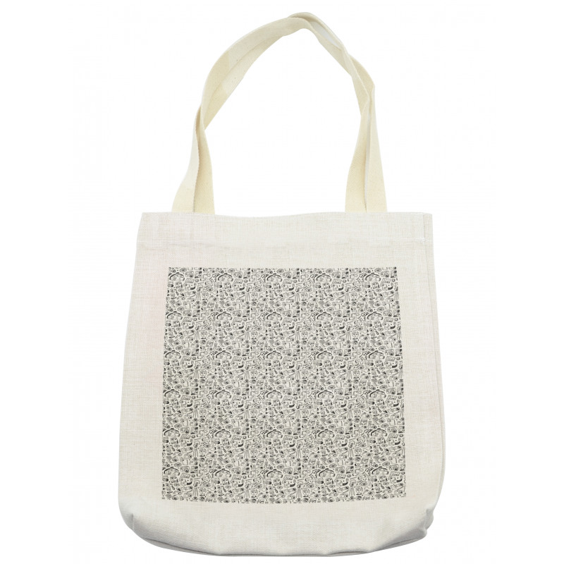 Camera Hipster Drawings Tote Bag