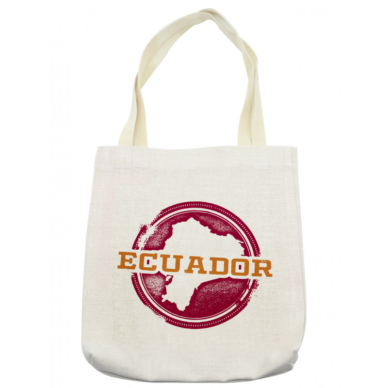 Grungy Travel Stamp Country Tote Bag