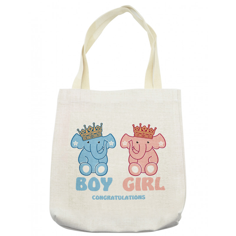 Boy and Girl Twins Tote Bag