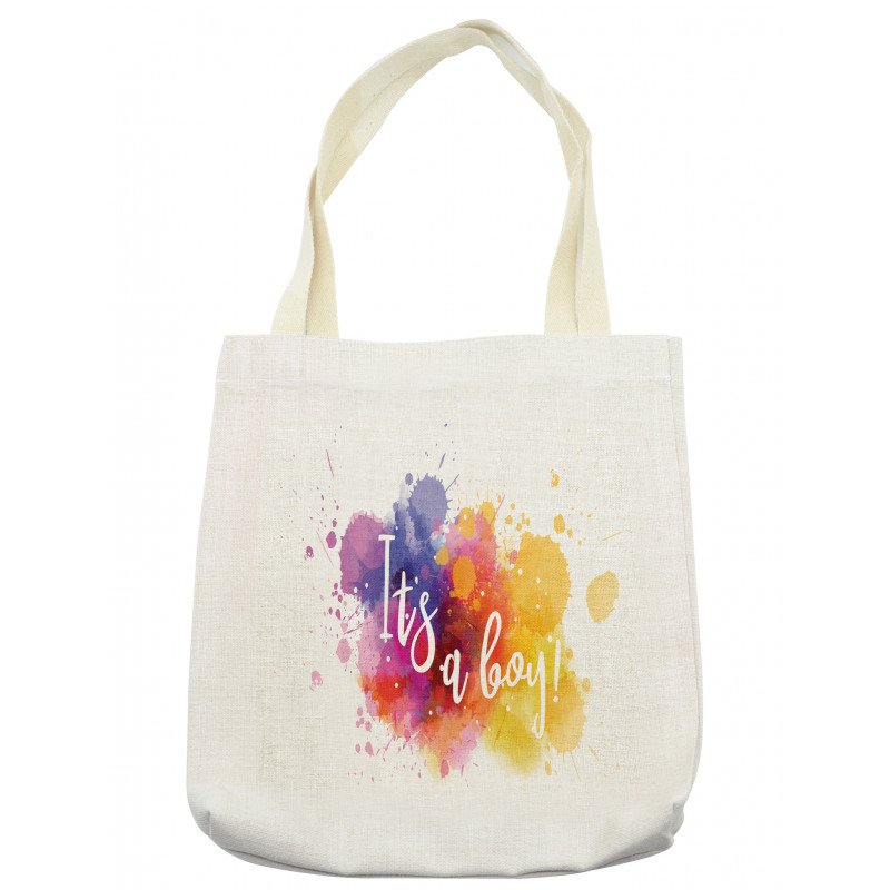 Baby Boy Paint Stains Tote Bag