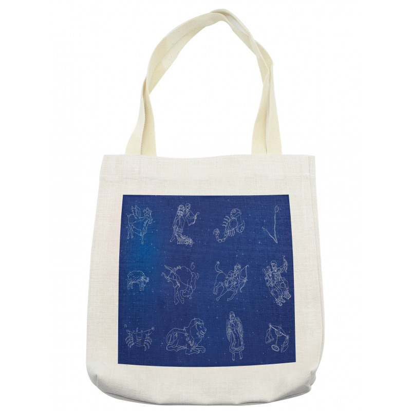 Horoscope Constellation Sky Tote Bag