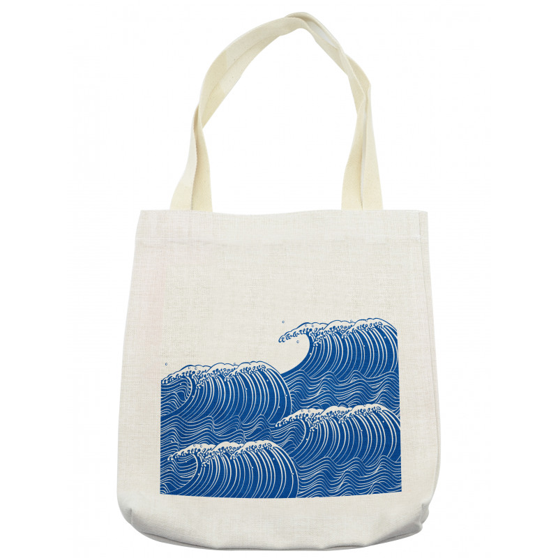 Wave Splashes Aquatic Tote Bag