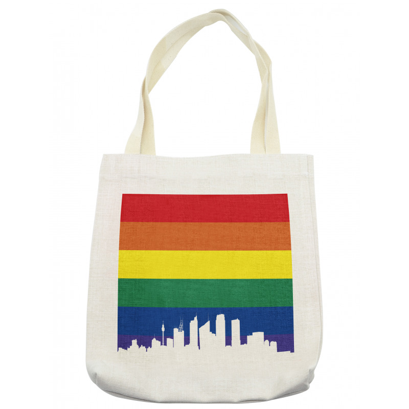 Sydney Buildings Rainbow Flag Tote Bag