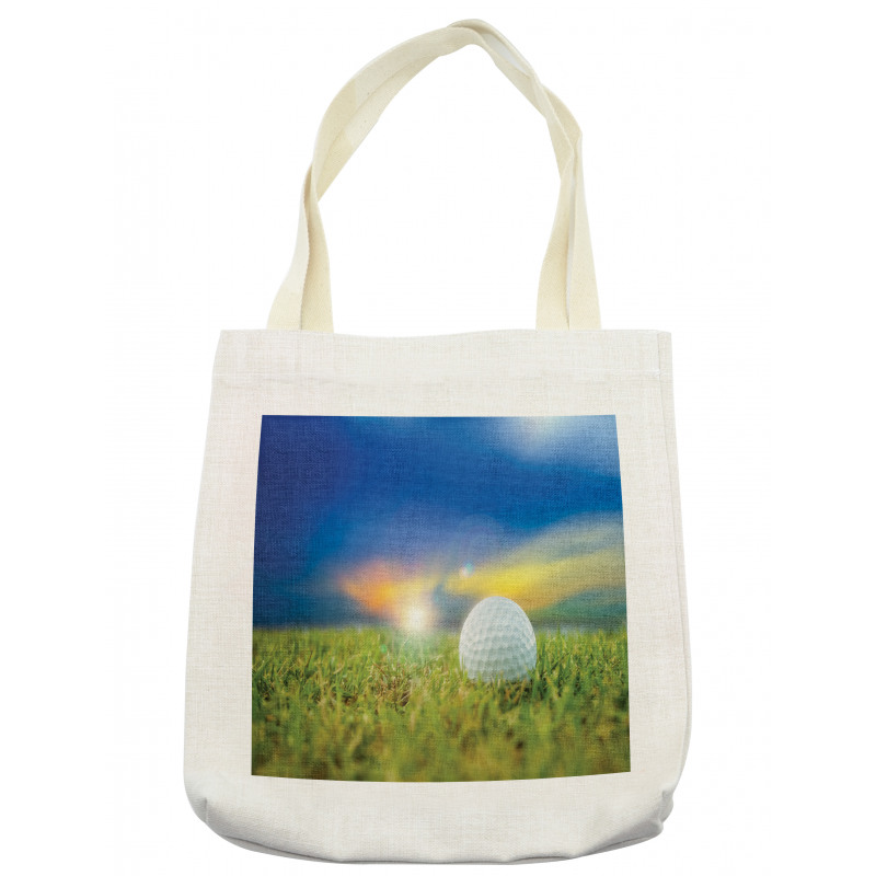 Ball on the Teeing Ground Lawn Tote Bag