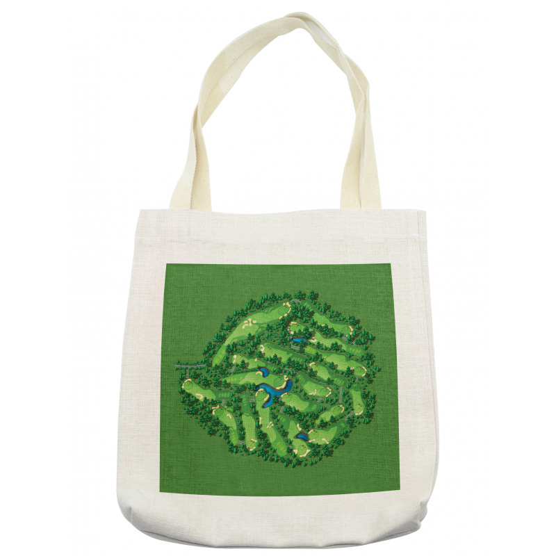 Setting with Water Hazards Tote Bag