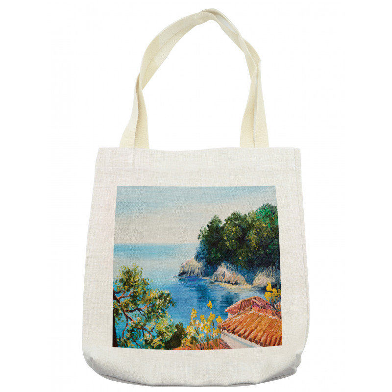 Mediterranean Scenery Tote Bag