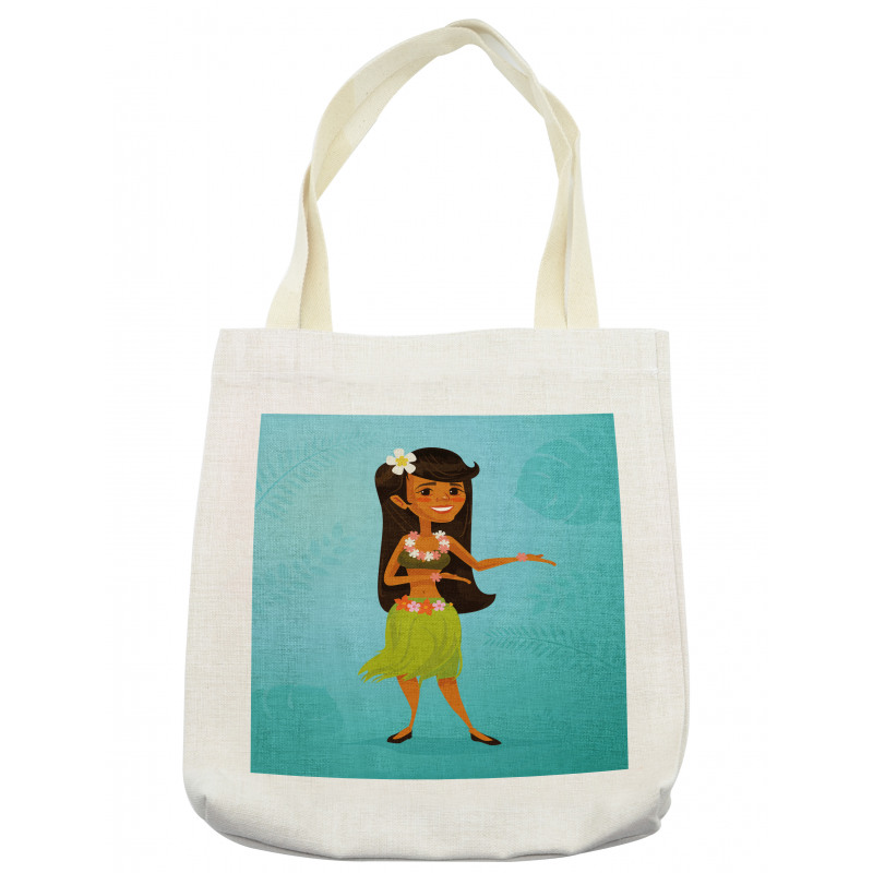 Dancer Hibiscus Flowers Tote Bag