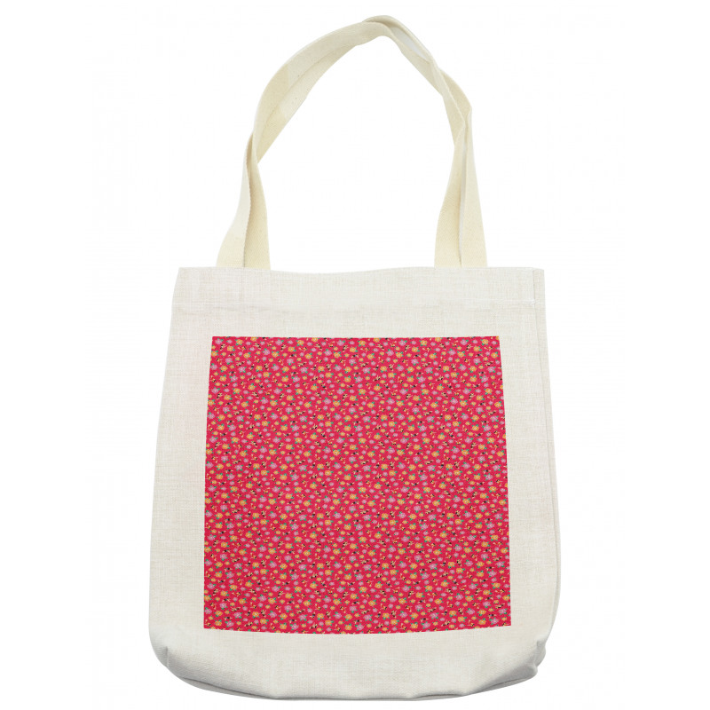 Hibiscus Bloom Petals Tote Bag