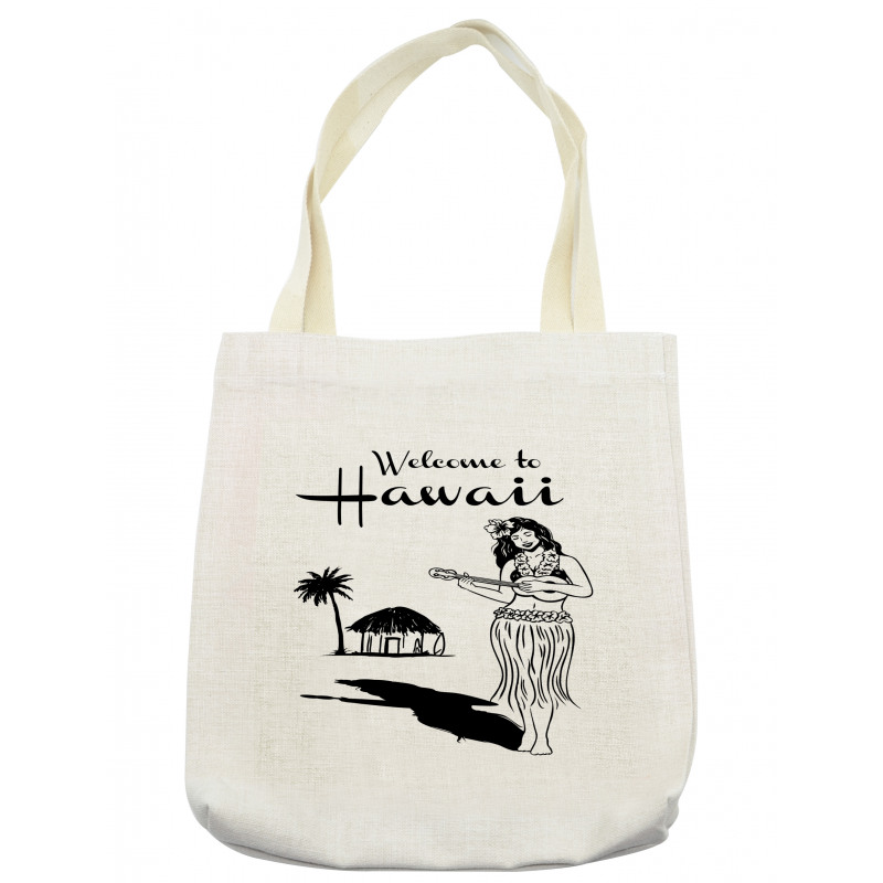 Welcome to Hawaii Words Tote Bag