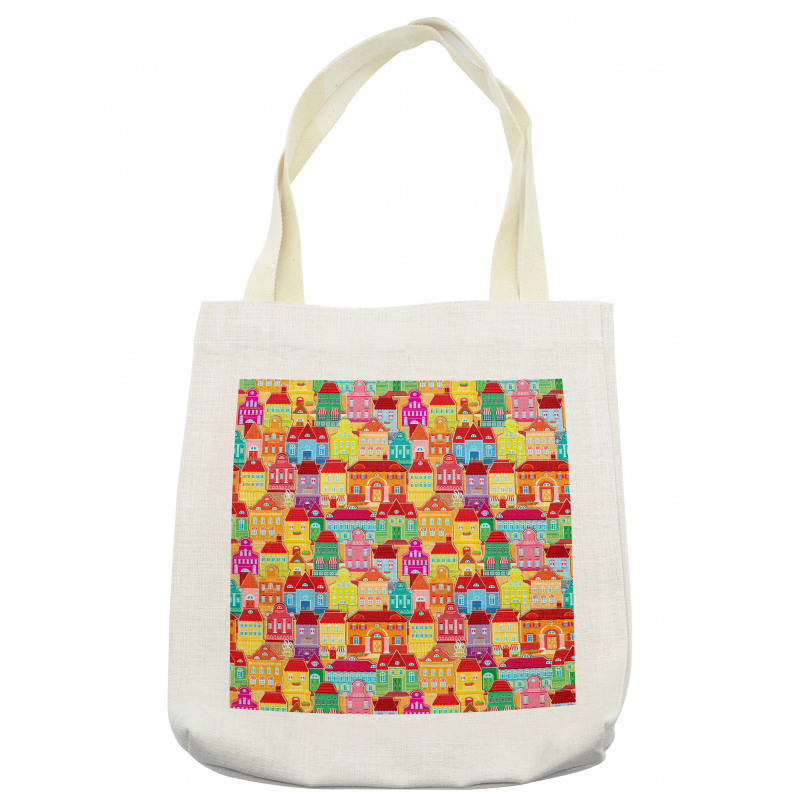 Colorful Houses Tote Bag