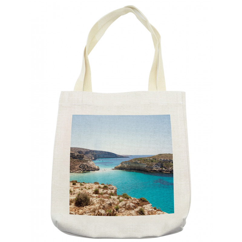 Lampedusa Island Pure Water Tote Bag