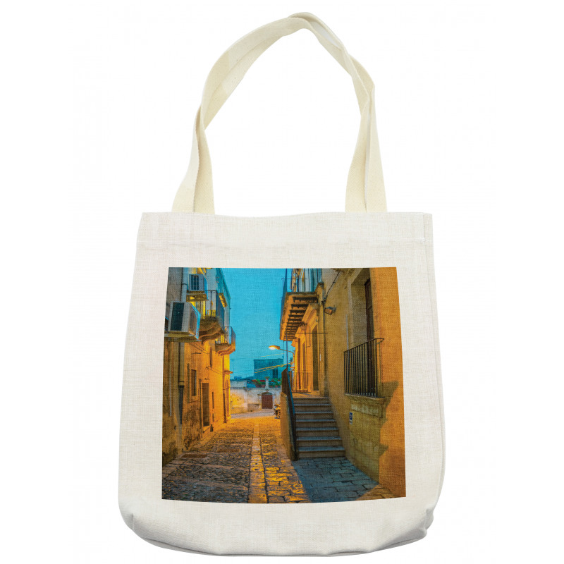 Narrow Alley Street Building Tote Bag