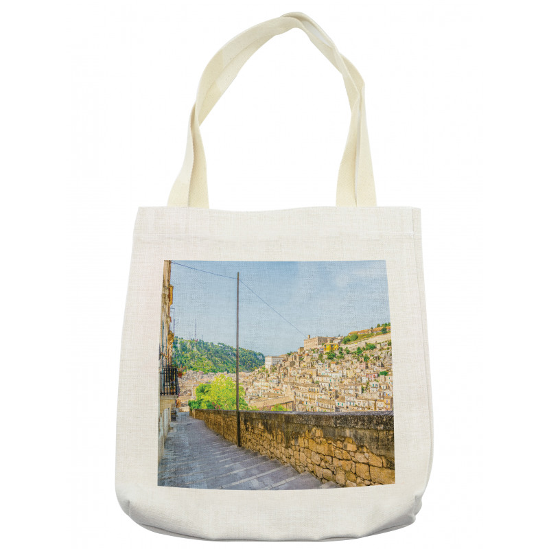 Stairway in Modica Tote Bag