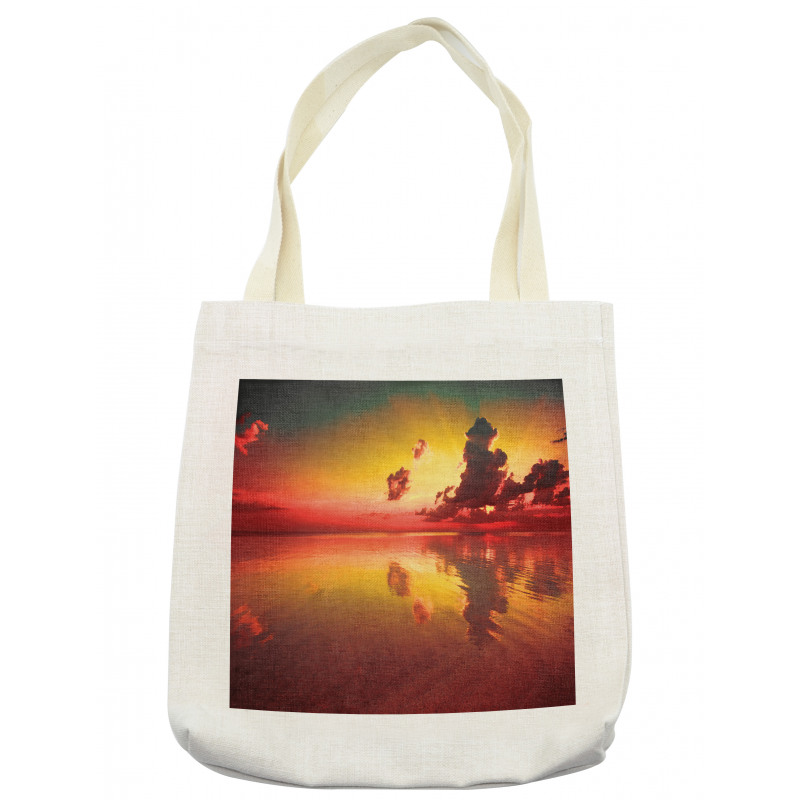 Sunrise Water Reflection Tote Bag