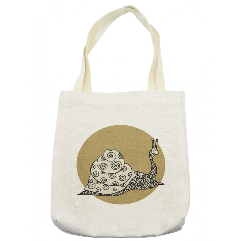 Slug with Antennas Pattern Tote Bag