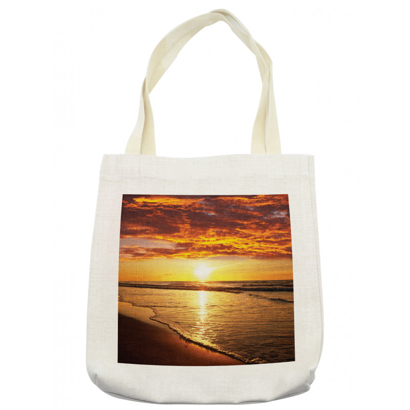 Beach Sunset Coast Tote Bag