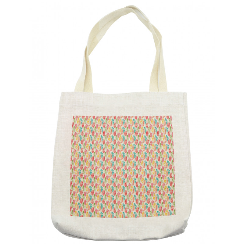 Abstract Colorful Feathers Tote Bag