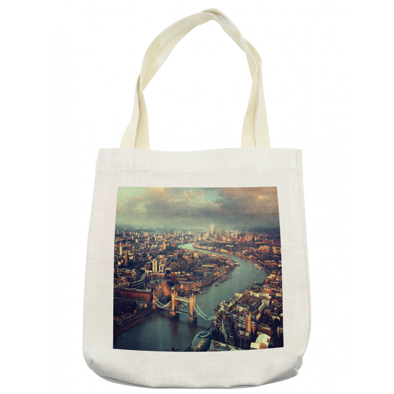 Thames River and Bridge Tote Bag