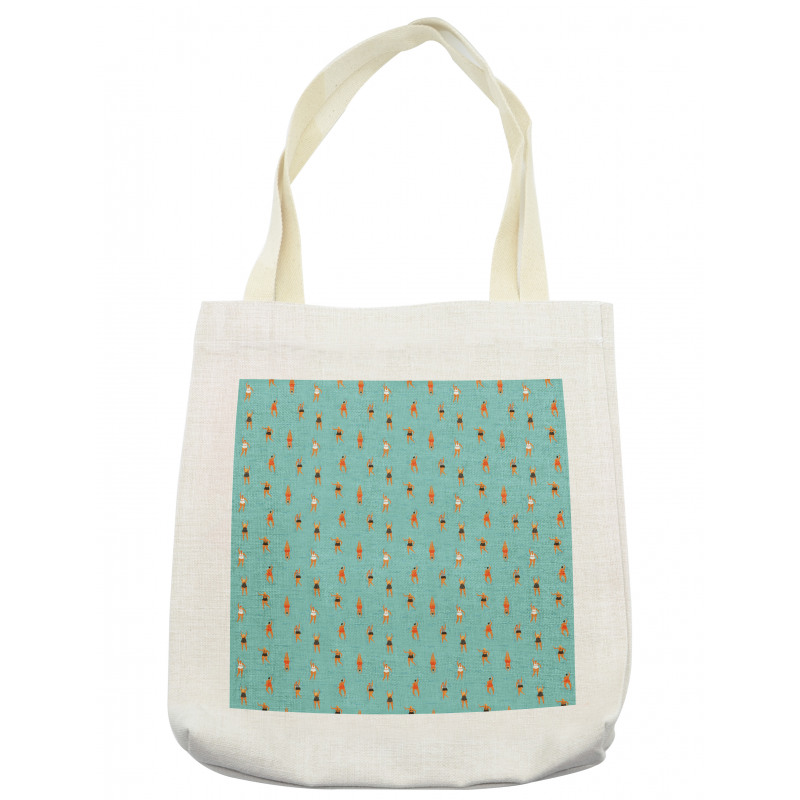 Swimming Women Swimsuit Tote Bag