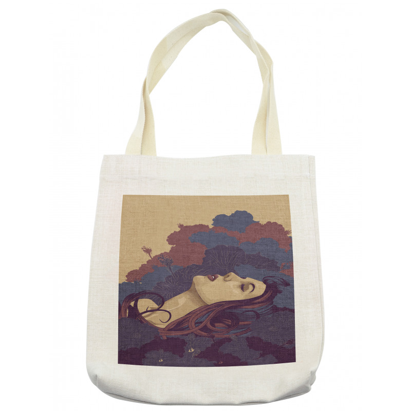 Abstract Floral Art Woman Tote Bag