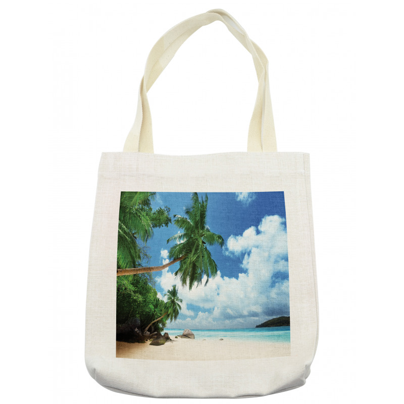 Beach on Mahe Island Tote Bag