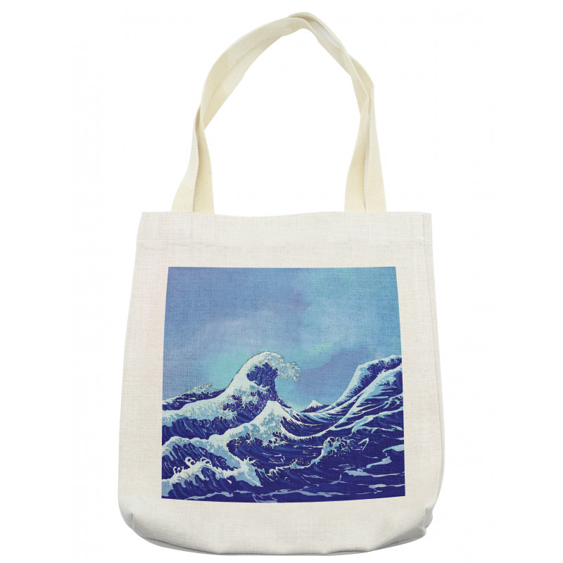 Big Tsunami Ocean Nature Tote Bag