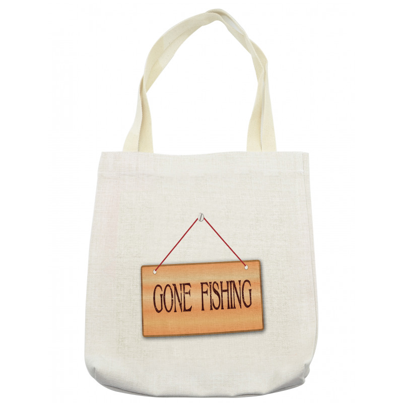 Hanged Signboard Image Tote Bag