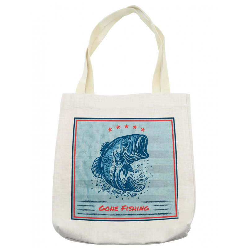 Vintage Trout Fish Tote Bag