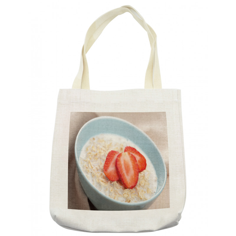 Fresh Strawberries Cereal Tote Bag