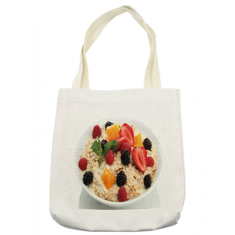 Fresh Fruits and Porridge Tote Bag