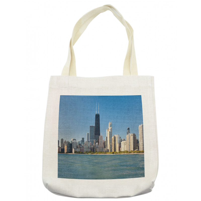 Panorama of Skyscrapers Tote Bag