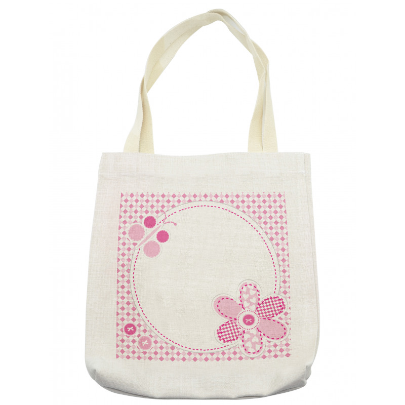 Girly with Flower Sweetheart Tote Bag