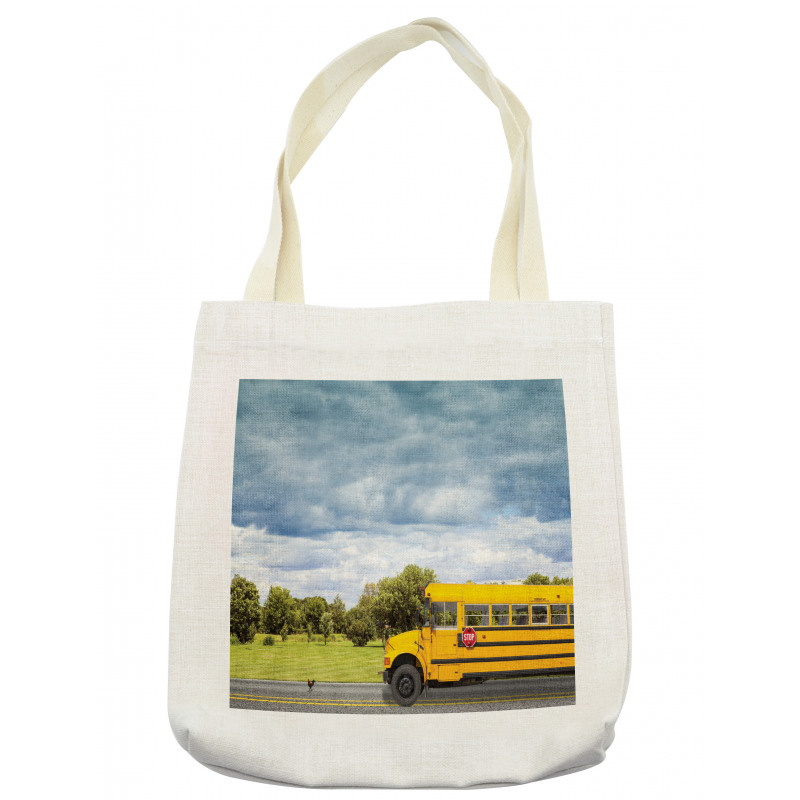 Country Road Morning Tote Bag