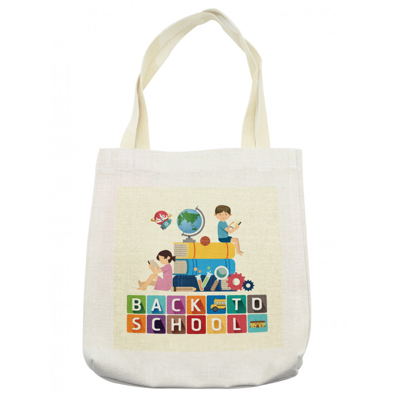 Children Reading Art Tote Bag