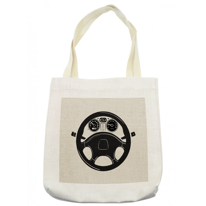 Steering Wheel Auto Tool Race Tote Bag